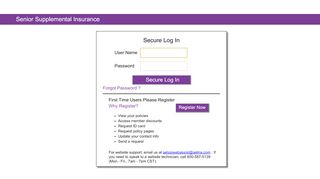 
                            4. Why Register? - Aetna Senior Products