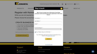 
                            8. Why Register - Kennametal