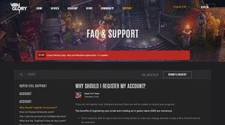 
                            2. Why should I register my account? – Super Evil Support