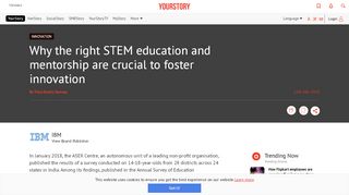 
                            8. Why the right STEM education and mentorship are crucial to foster ...