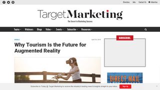 
                            8. Why Tourism Is the Future for Augmented Reality - Target Marketing