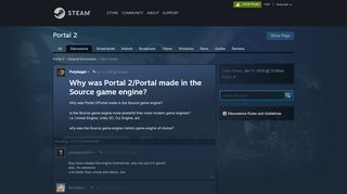 
                            5. Why was Portal 2/Portal made in the Source game engine? :: Portal 2 ...