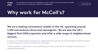 
                            2. Why work for McColl's? - McColl's Corporate website