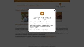 
                            8. Why Zenith American Solutions?
