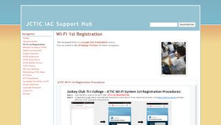 
                            3. Wi-Fi 1st Registration - JCTIC IAC Support Hub - Google Sites