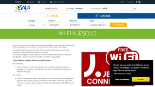 
                            1. Wi-Fi a Jesolo