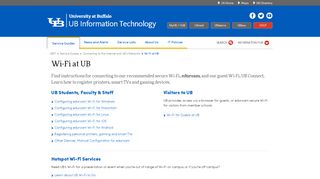 
                            3. Wi-Fi at UB - UBIT - University at Buffalo