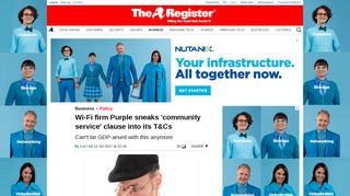 
                            5. Wi-Fi firm Purple sneaks 'community service' clause into its T&Cs • The ...