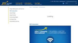 
                            2. Wi-Fi Instructions - JFK - John F. Kennedy International Airport