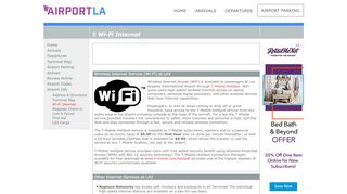 
                            3. Wi-Fi Internet at Los Angeles International Airport, LAX