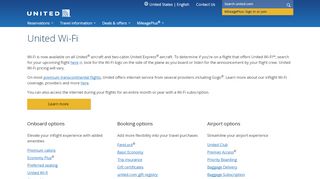 
                            1. Wi-Fi Service | Wi-Fi on United | United Airlines