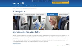 
                            4. Wi-Fi subscription details | United Airlines