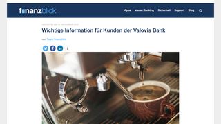 
                            3. Wichtige Information für Kunden der Valovis Bank - …