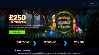 
                            10. Wicked Jackpots Online Casino | Up to £250 + 25 Spins ...