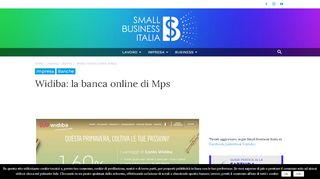 
                            3. Widiba: la banca online di Mps - Small Business Italia