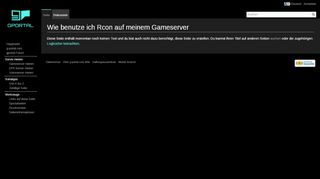 
                            2. Wie benutze ich Rcon auf meinem Gameserver? – g-portal.com Wiki