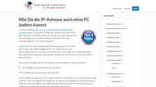 
                            6. Wie Du die IP-Adresse Deiner Auerswald-Anlage auch ohne PC ...