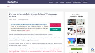 
                            4. Wie eine benutzerdefinierte Login-Seite auf Wordpress zu ...