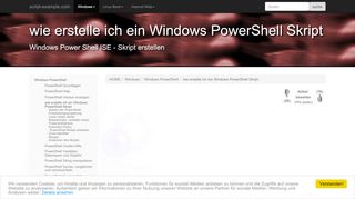 
                            9. wie erstelle ich ein Windows PowerShell Skript