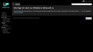 
                            8. Wie füge ich mich zur Whitelist in Minecraft zu? – g-portal.com ...