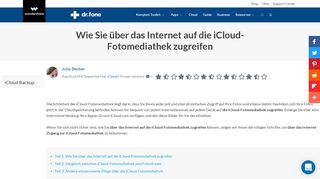 
                            4. Wie Sie über das Internet auf die iCloud-Fotomediathek ...