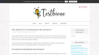 
                            9. Wie werde ich Produkttester bei Amazon? | Testbiene