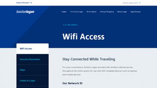 
                            4. WiFi access at Boston Logan International Airport