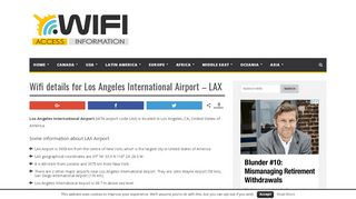 
                            6. Wifi details for Los Angeles International Airport - LAX - Your ...