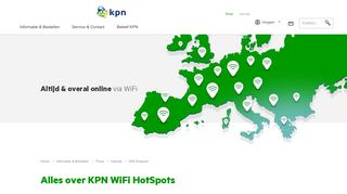 
                            1. WiFi HotSpots – Altijd & overal online via WiFi | KPN