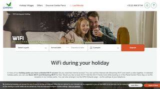 
                            8. WiFi in our holiday villages | Center Parcs