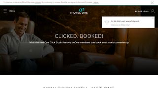 
                            3. WiFi landing page - Motel One