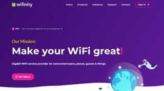 
                            1. Wifinity: Best Wireless Internet Provider - Gigabit WiFi