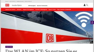 
                            7. WIFIonICE - das kostenlose WLAN im ICE | DB Inside Bahn
