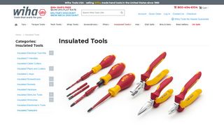 
                            9. Wiha Insulated Electrical Hand Tools | Wiha Tools USA