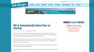 
                            4. Wii U: Automatically Select User at Startup - Tech-Recipes