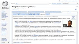 
                            4. Wikipedia:Tutorial/Registration - Wikipedia