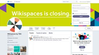 
                            6. Wikispaces by TES (@wikispaces) | Twitter