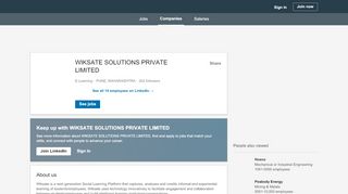 
                            3. WIKSATE SOLUTIONS PRIVATE LIMITED | LinkedIn