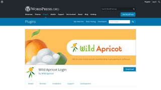 
                            6. Wild Apricot Login – WordPress plugin | WordPress.org