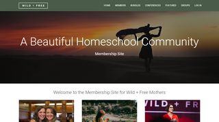 
                            2. Wild + Free Members: Home