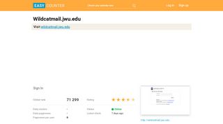
                            6. Wildcatmail.jwu.edu: Sign In - Easy Counter