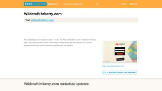 
                            6. Wildcraft Hrberry (Wildcraft.hrberry.com) - Login