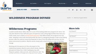 
                            6. Wilderness Programs For Teens - BlueFire Wilderness Therapy