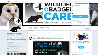 
                            8. Wildlife+BadgerCare (@BadgerCare) | Twitter