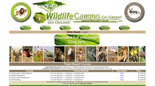 
                            7. WildlifeCampus - Game Ranging, Field Guiding, …