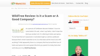 
                            7. WildTree Review: Is it a Scam or A Good Company? | Work At ...