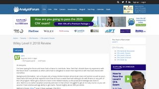 
                            4. Wiley Level II 2018 Review | AnalystForum