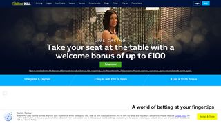 
                            1. William Hill - Online Betting & Odds - Bet £10 & Get £30