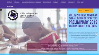 
                            6. Willis Independent School District / Homepage