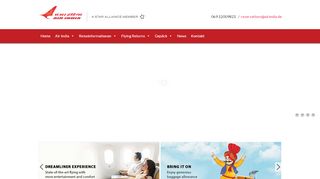 
                            6. Willkomen bei Air India